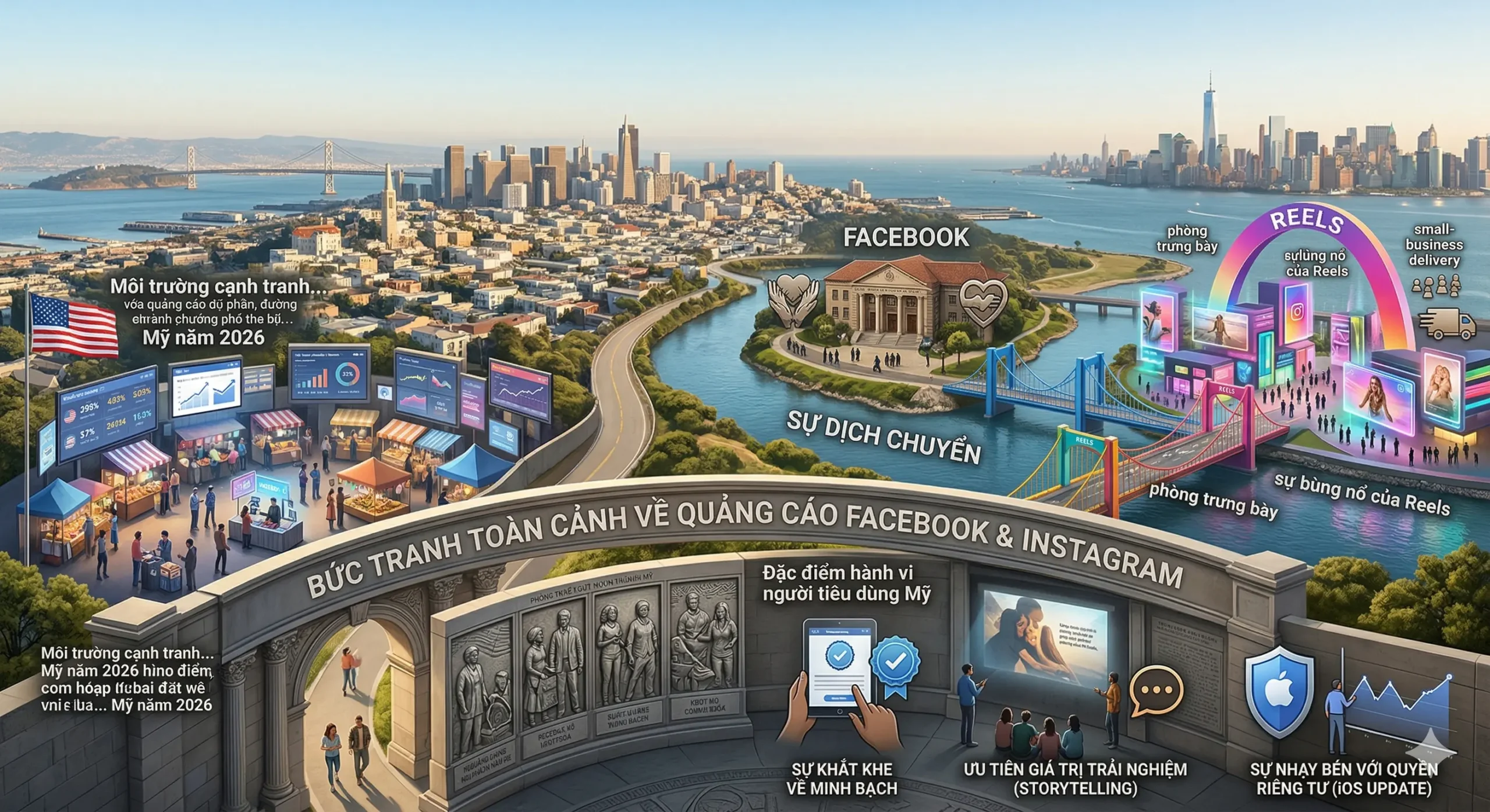 Quảng cáo Facebook và Instagram giúp doanh nghiệp tiếp cận khách hàng nhanh chóng, tăng tương tác và tối ưu hiệu quả kinh doanh online.