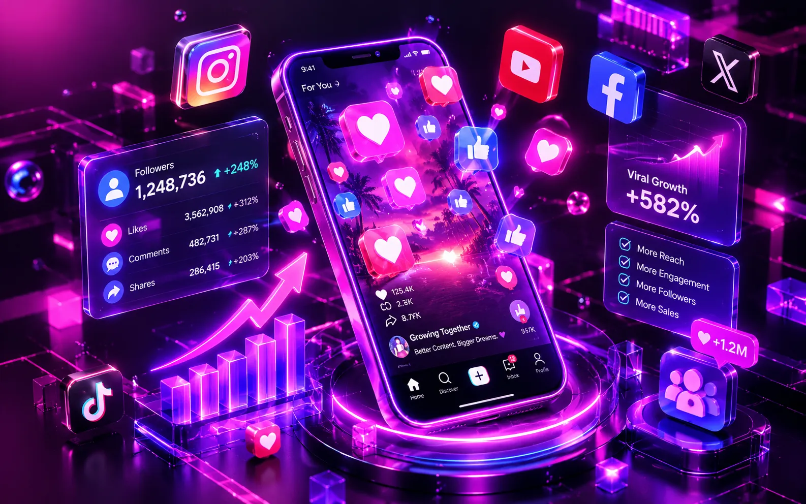 Social Growth Showcase